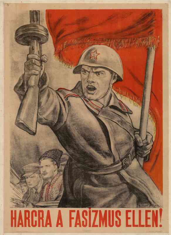 Szovjet propagandaplakát, 1944. BTM Kiscelli Múzeum Plakátgyűjtemény