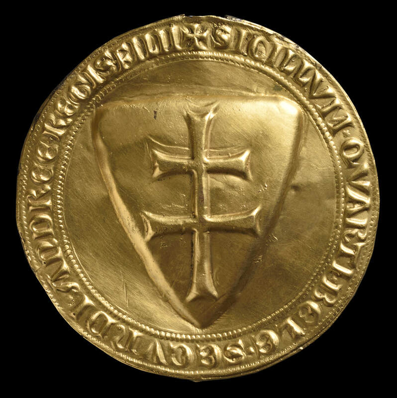 IV. Béla király aranybullájának hátlapja (másolat)
